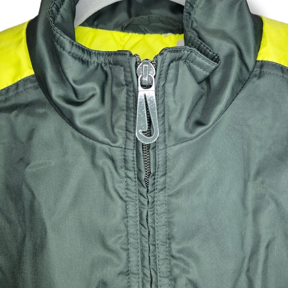 Nike Team Sports 90s Vintage Lightweight Full Zip Nylon Coach Collared Jacket M - Picture 3 of 11